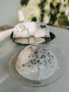 Foto resep Puding Busa Coklat Putih Oreo