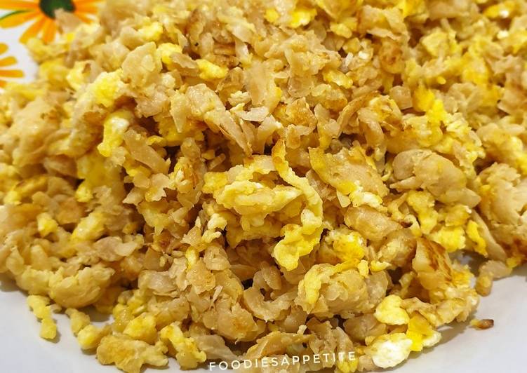 Resep Lobak Asin cah Telur / Cai Po Neng / Tjai Poh Neng yang Sempurna