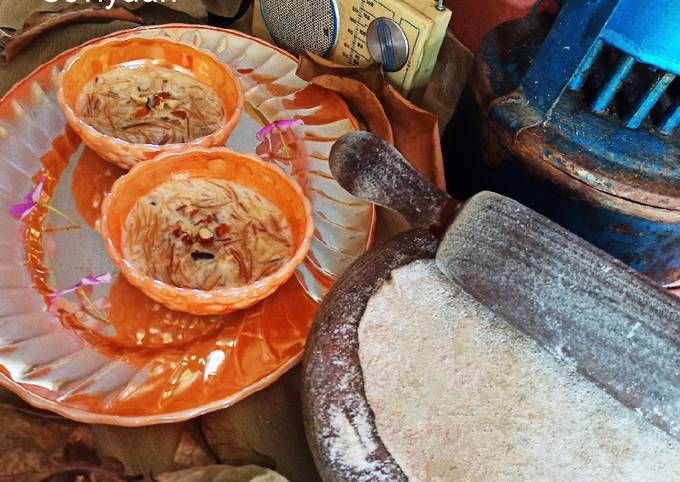 Bagaimana Membuat Seviyaan (Bubur Susu Vermicelly), Enak Banget