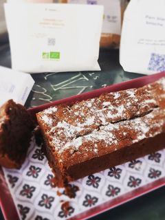 Une photo de °Fondant au chocolat et à la poudre d'amande°