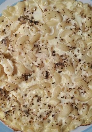 Foto resep Macaroni susu, telor, cream cheese