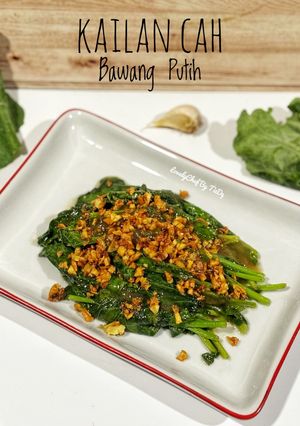 Foto resep Kailan Cah Bawang Putih