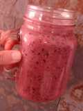 Licuado de frutas y avena para el desayuno