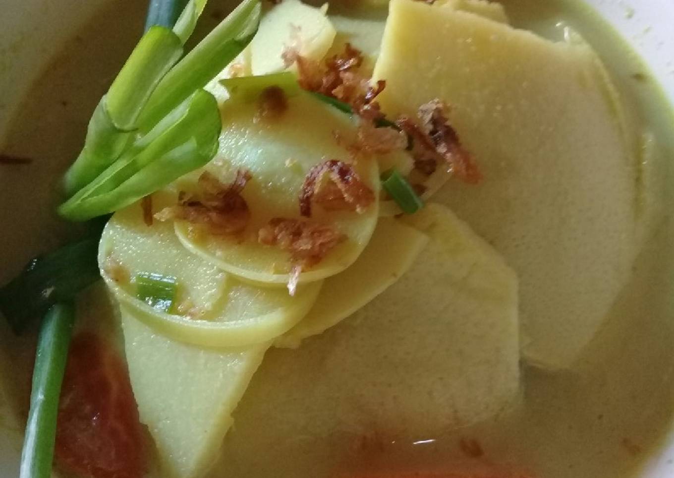 Sayur rebung bumbu soto