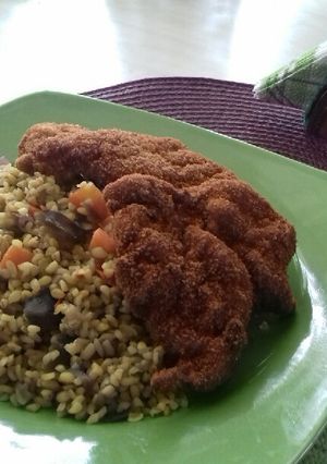 "Zöldséges" bulgur recept fotója