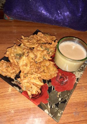 A picture of Crispy potatoes pakora.