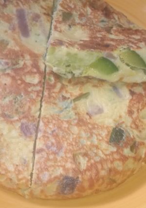 Una foto de Hoy te voy a mostrar otra tortilla VEGANA y VEGETARIANA. DE zapa