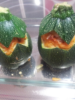 Una foto de Calabacines redondos rellenos