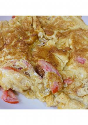 รูปของ ไข่เจียวมะเขือเทศ🥚🍅