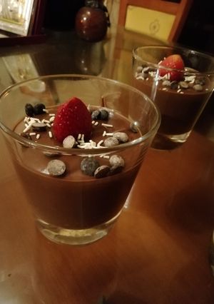Φωτογραφία της συνταγής Mousse σοκολάτας χωρίς ζάχαρη ♠️💜