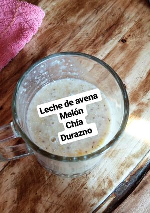 Una foto de Licuado de leche vegetal