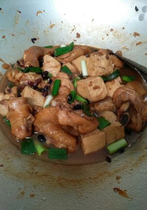 Foto resep Ayam & tahu tausi