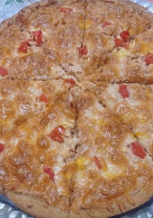 عکسی از دستور پیتزا هات داگ🍕