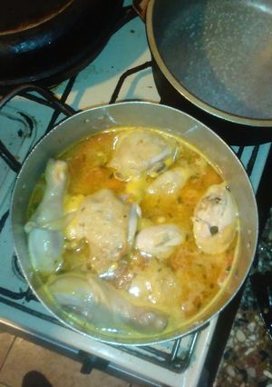 Una foto de Pollo a la naranja