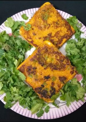 ब्रेड बेसन टोस्ट (bread besan toast recipe in Hindi) रेसिपी मुख्य फोटो