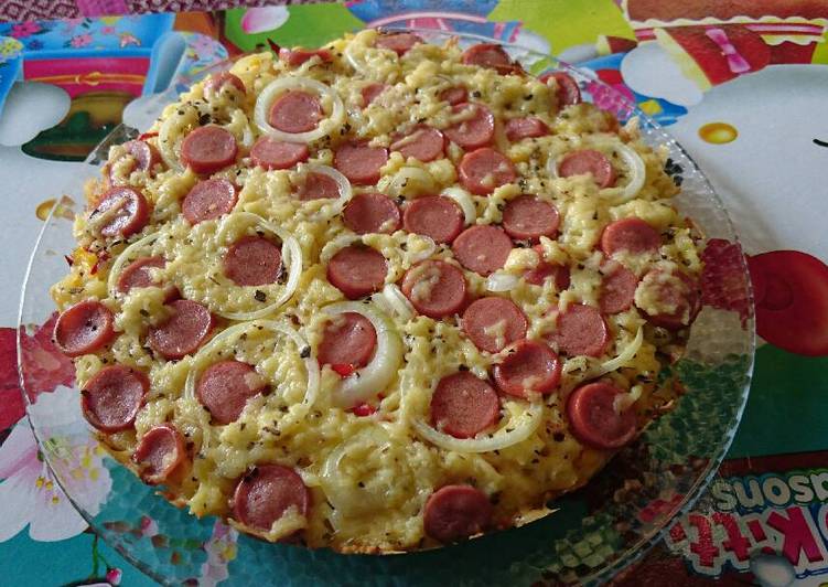 Bagaimana Membuat Pizza mie keju #Bandung_recookgiacintapermana, Menggugah Selera