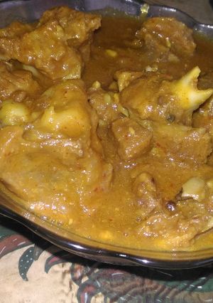 A picture of Hyderabadi mutton masala.
