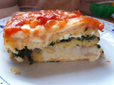 Lasaña de polenta