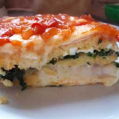 Una foto de Lasaña de polenta