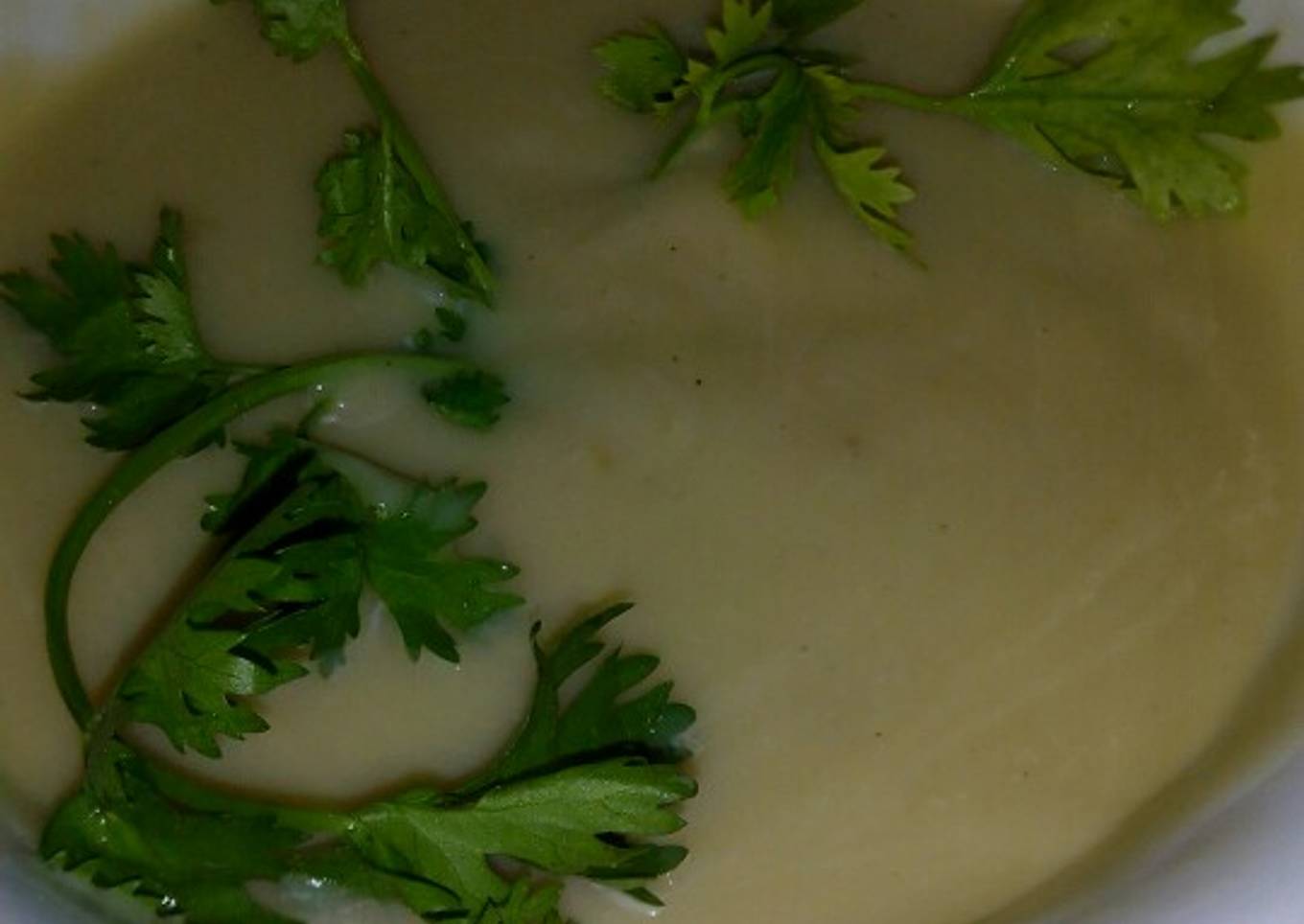 Cream of mushroom soup