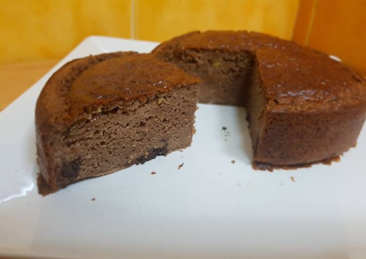 Bizcocho de calabacín y chocolate