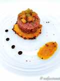Tartare di Tonno con Ananas di più Consistenze