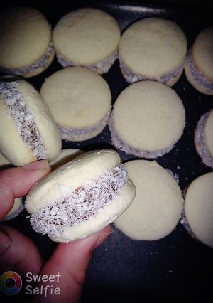 Una foto de Alfajores de maicena