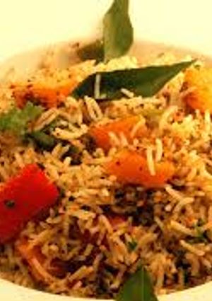 A picture of Tawa rise Biryani.