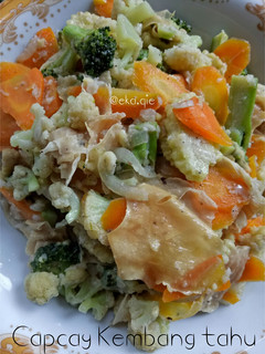 Foto resep Capcay Kembang tahu
