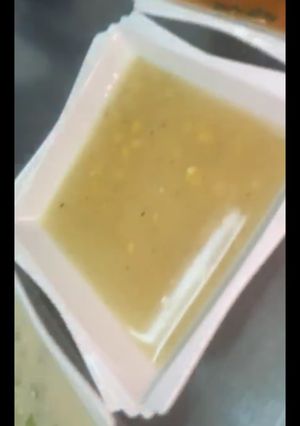 صورة لوصفة شوربه الذره👩🏻‍🍳❤️