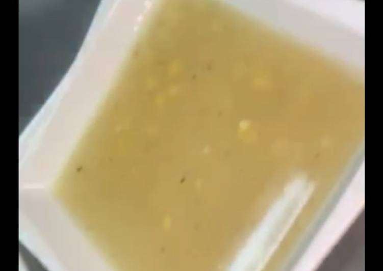 شوربه الذره👩🏻‍🍳❤️