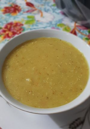 صورة لوصفة شوربة بمرق الدجاج 😋