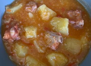 Una foto de Costillas con patatas - Thermomix