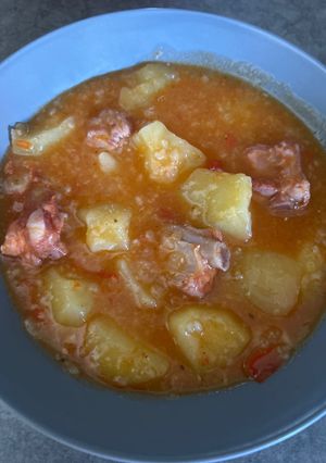 Una foto de Costillas con patatas - Thermomix