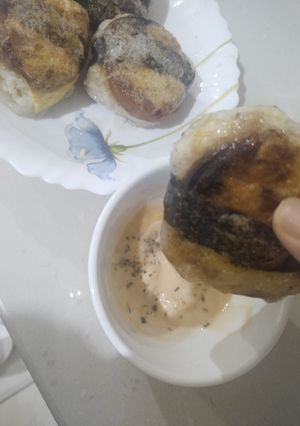 Foto resep Spam musubi