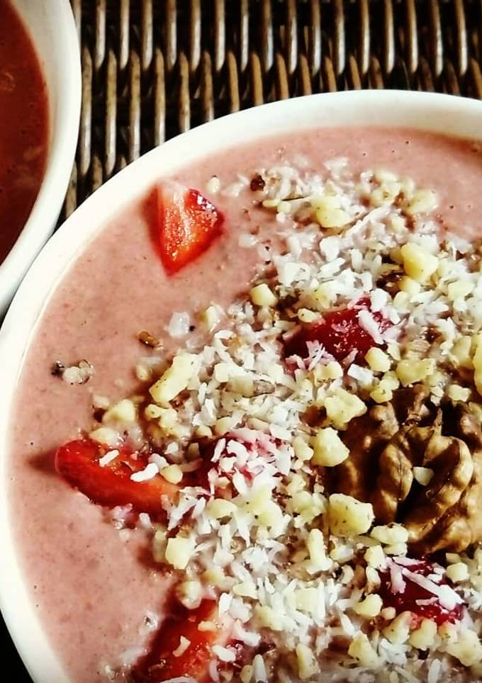 Клубничная "окрошка" 🌸🍓🌸