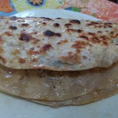 A picture of Mooli parantha.