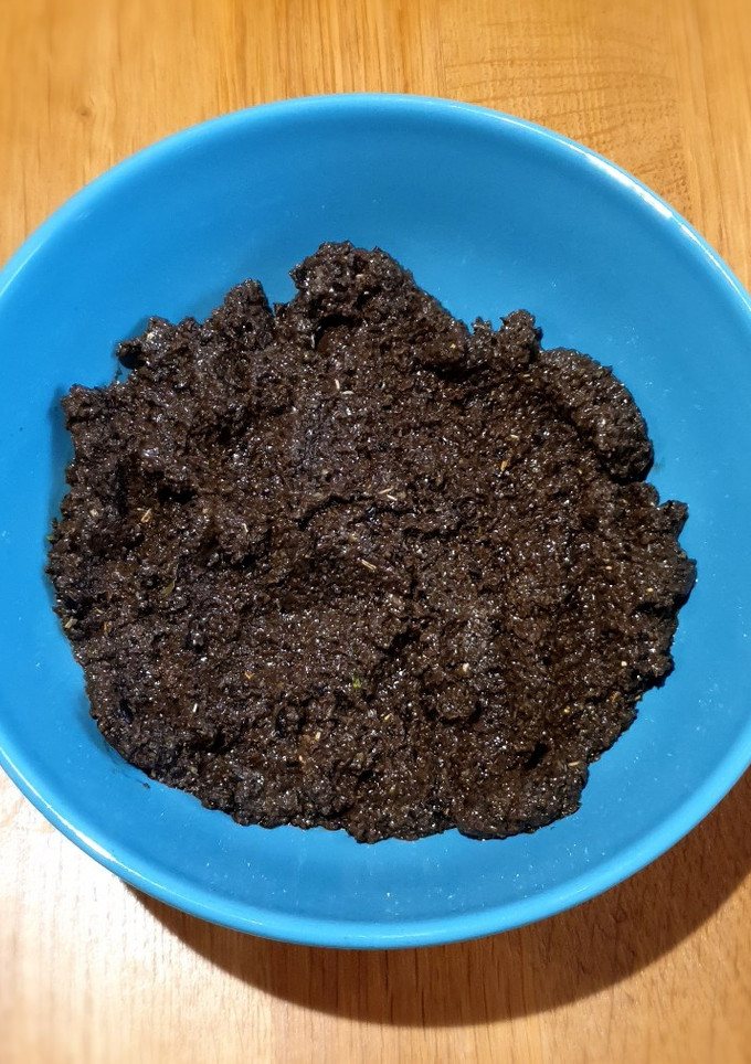 Una foto de Olivada negra