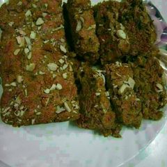 A picture of Whole Wheat Jaggery Fruit Cake.