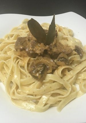 Una foto de Emince strogonoff 🍝