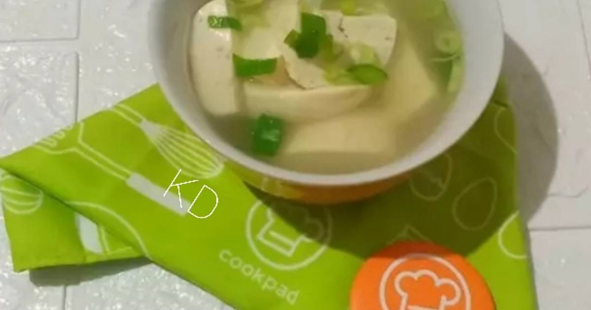 Resep Sup Tahu Ala Hokben Oleh Bunda Maulida Cookpad