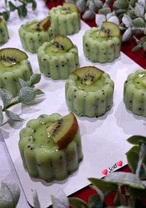 عکسی از دستور فرنی بستنی کیوی 😋