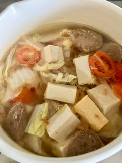 Foto resep Sop Sawi Putih Tahu Bakso