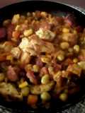 Guisado de Verduras con Pollo🍗