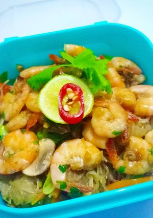 Foto resep Tumis soun dan udang