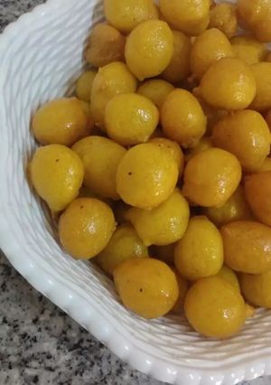 صورة لوصفة لقيمــات صفراء