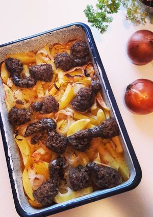 Tepsis hurka recept fotója