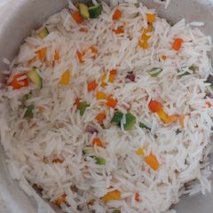 A picture of Vegetable rice.