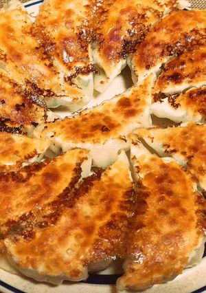 A picture of Delicious! Tender and Juicy Gyoza.