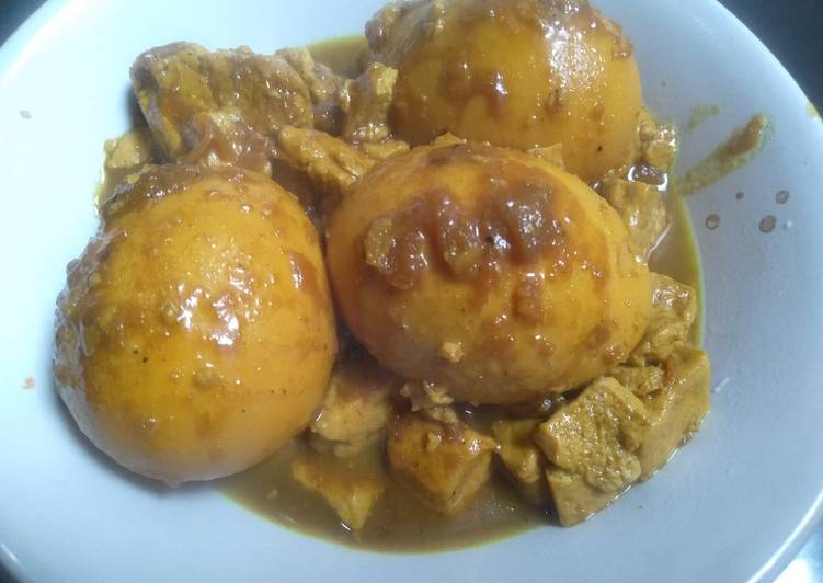 Cara Memasak EnakTelur Tahu Petis Manis